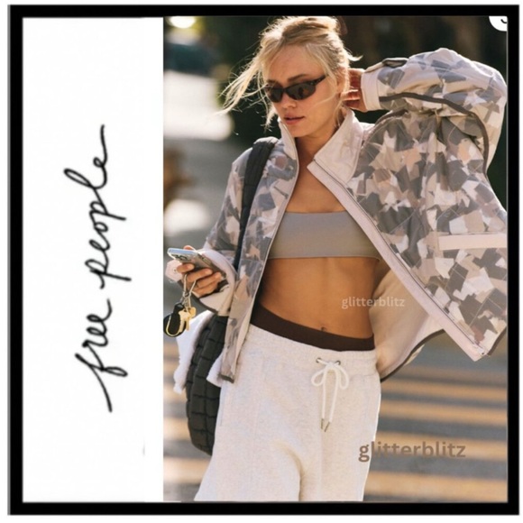 Free People Movement Pippa Packable Puffer Jacket in Tofu Combo